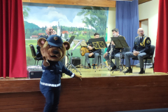 Obisk članov Policijskega orkestra na POŠ